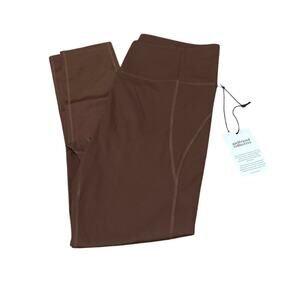 Girlfriend Collective Café Compressive High-Rise Legging 4007 Brown Size Small